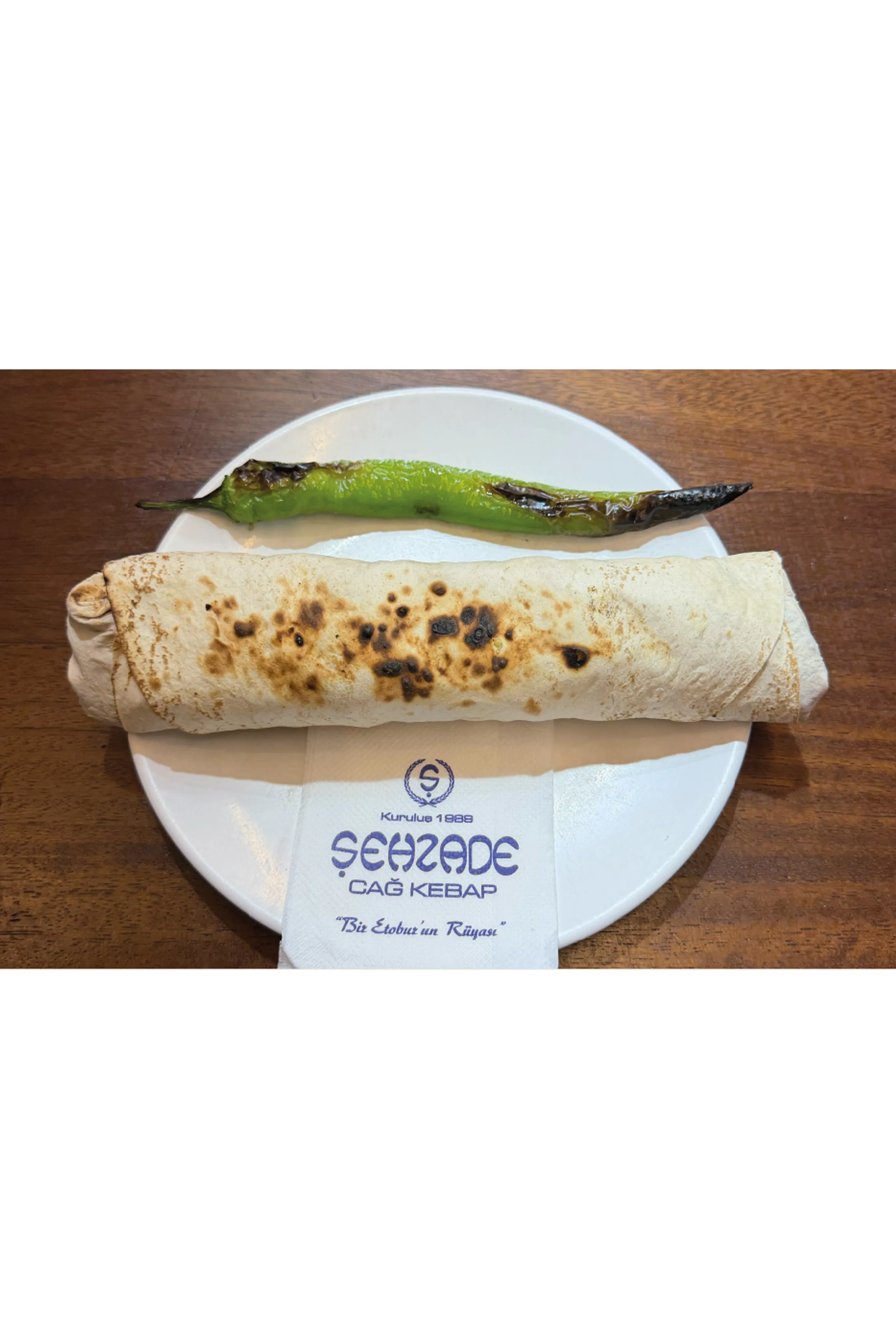 Cağ Kebap Dürüm / Cag Kebab Wrap (100 gram)